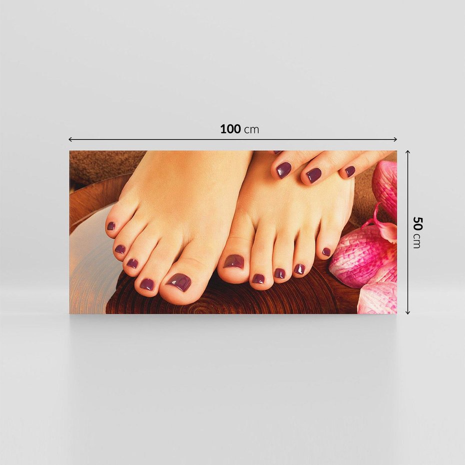 Obraz na płótnie 100x50 - Manicure i Pedicure - manicure, pedicure