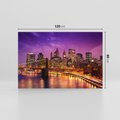 Obraz na płótnie 120x80 - Nowy Jork: miasto nieprzespanych nocy - New York, USA