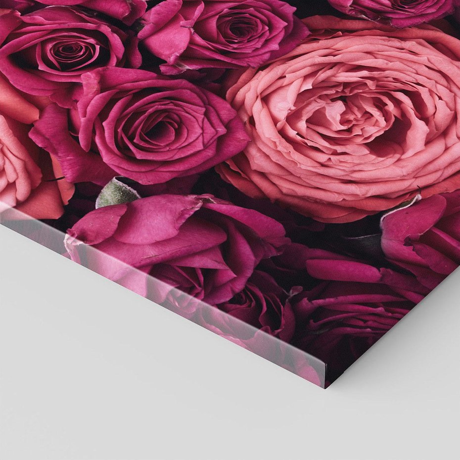 Obraz na płótnie 80x120 - Róże - piękno kwiatów - róże, kwiaty