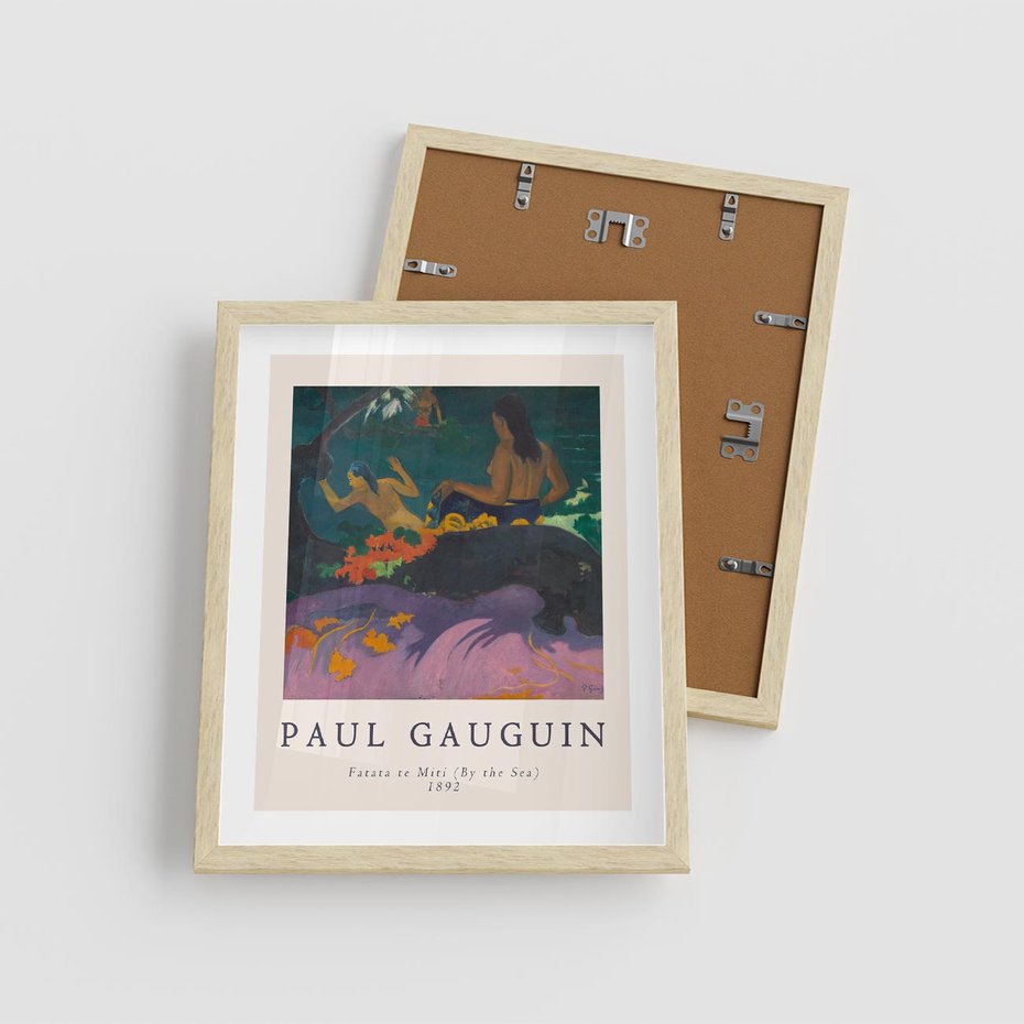 Plakat w ramie 40x50 - Paul Gauguin: Reprodukcja - Paul Gauguin, reprodukcja - rama drewno