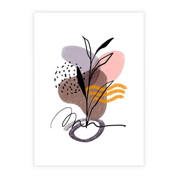 Plakat bez ramy 21x30 - Bezgraniczne Impulsy - abstrakcja, sztuka nowoczesna