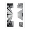 Plakat bez ramy 50x70 - Architektoniczna Symetria - architektura, wysoki wieżowiec