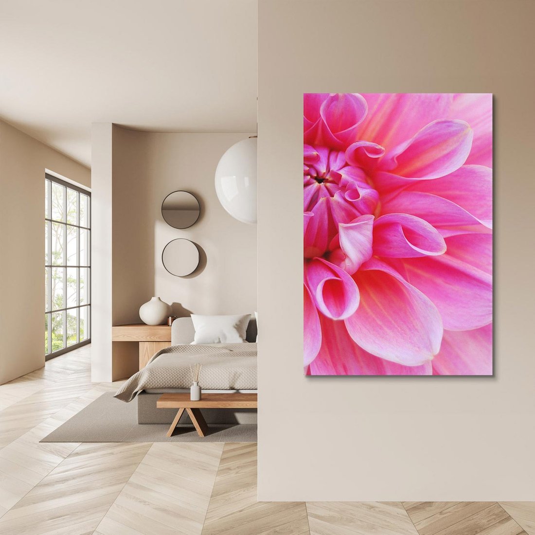 Obraz na płótnie 50x70 - Kwiatowy taniec różnorodność natury - kwiat, kwiaty