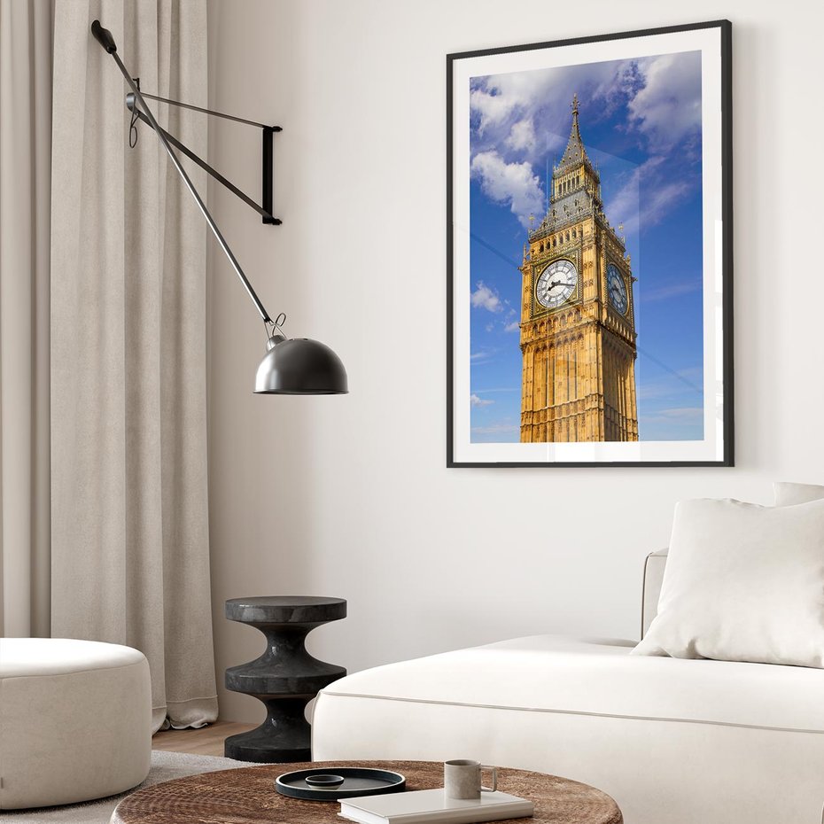 Plakat bez ramy 30x40 - Czasowy Symbol - zegar, Big Ben