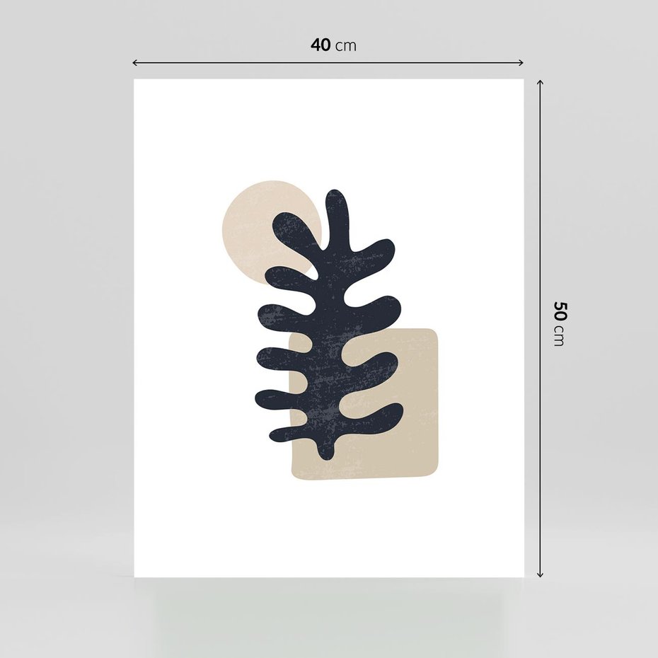 Plakat bez ramy 40x50 - Opowieść Przenikających Energii - inspiracja mattise, abstrakcja