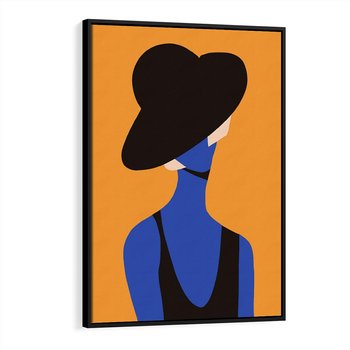 Obraz w ramie 50x70 - Zaklęte Zniknięcie - sztuka nowoczesna, plakat - rama czarna