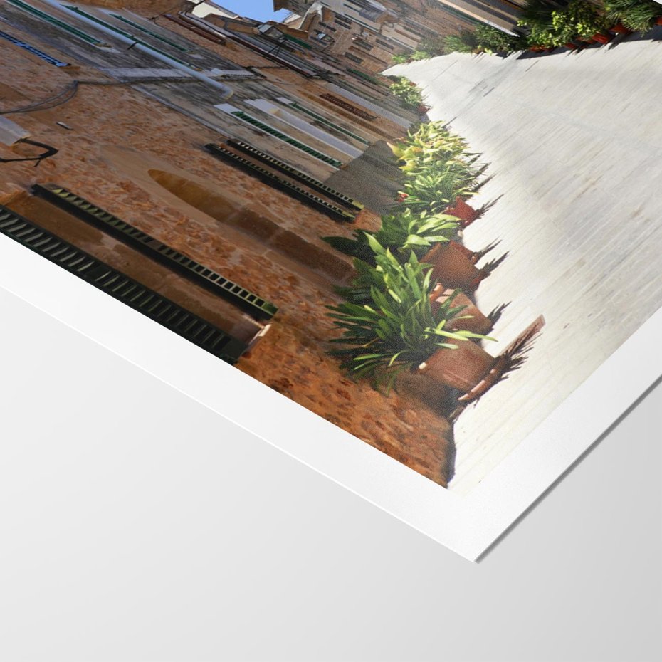 Plakat bez ramy 21x30 - Urok uliczki: perspektywa miasta - uliczka, perspektywa