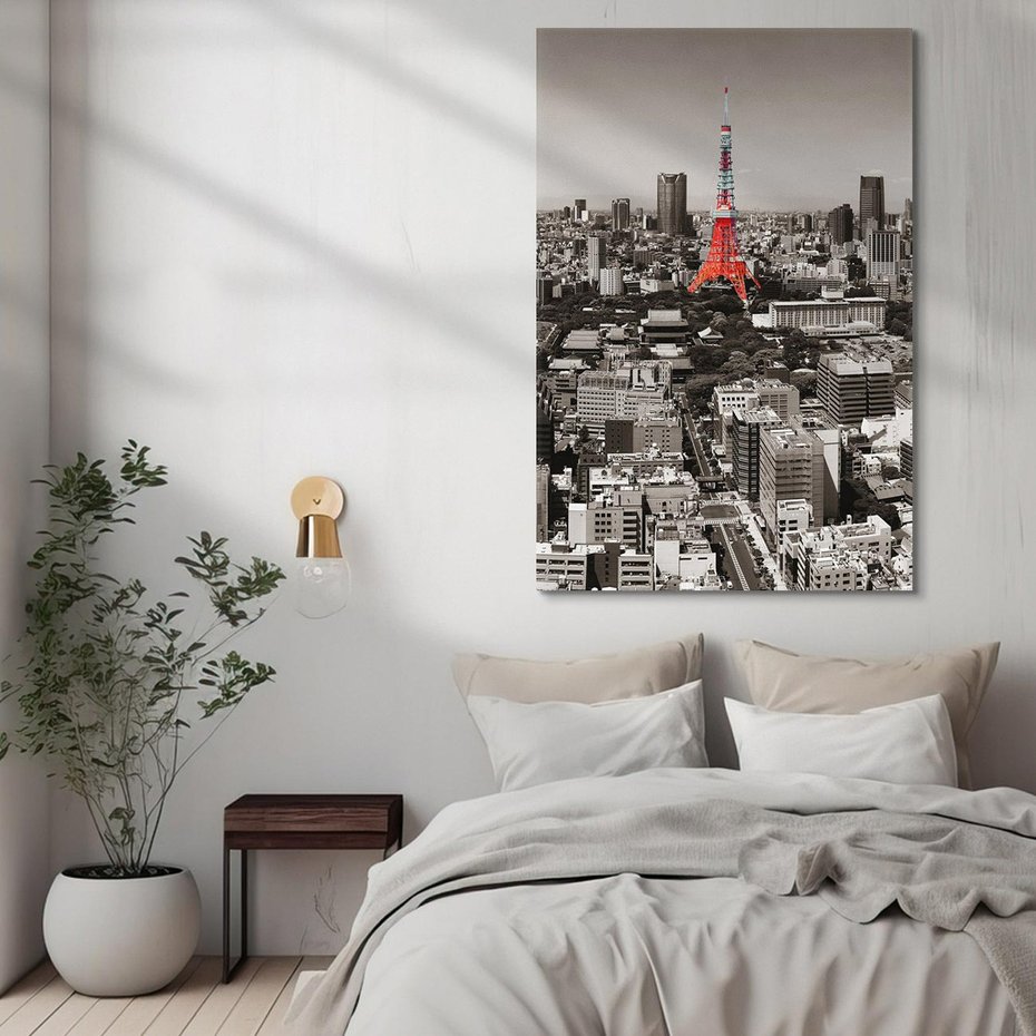 Obraz na płótnie 50x70 - Energia japońskiej stolicy - Tokio, Japonia