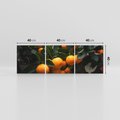Obraz na płótnie 120x40 - Mandarynki na Drzewku - Owoce Pory Roku - mandarynki, drzewko