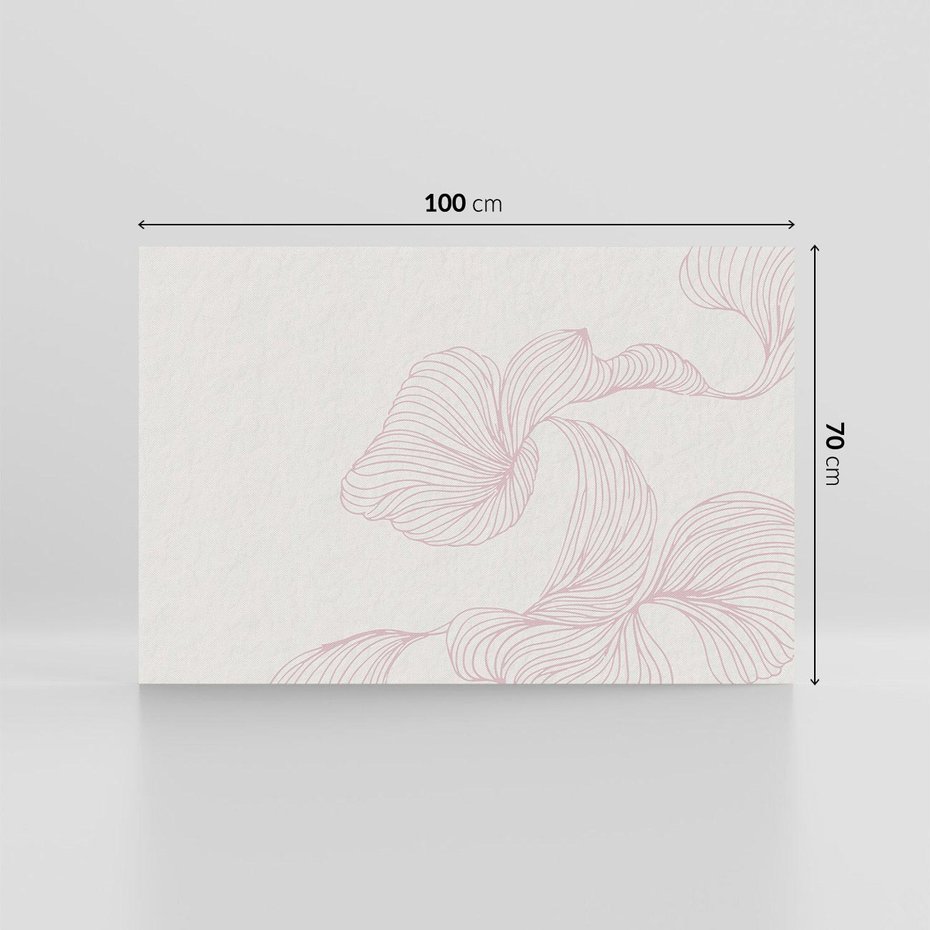 Obraz na płótnie 100x70 - Szept marzeń i tajemnic - abstrakcyjne, roślinne ornamenty