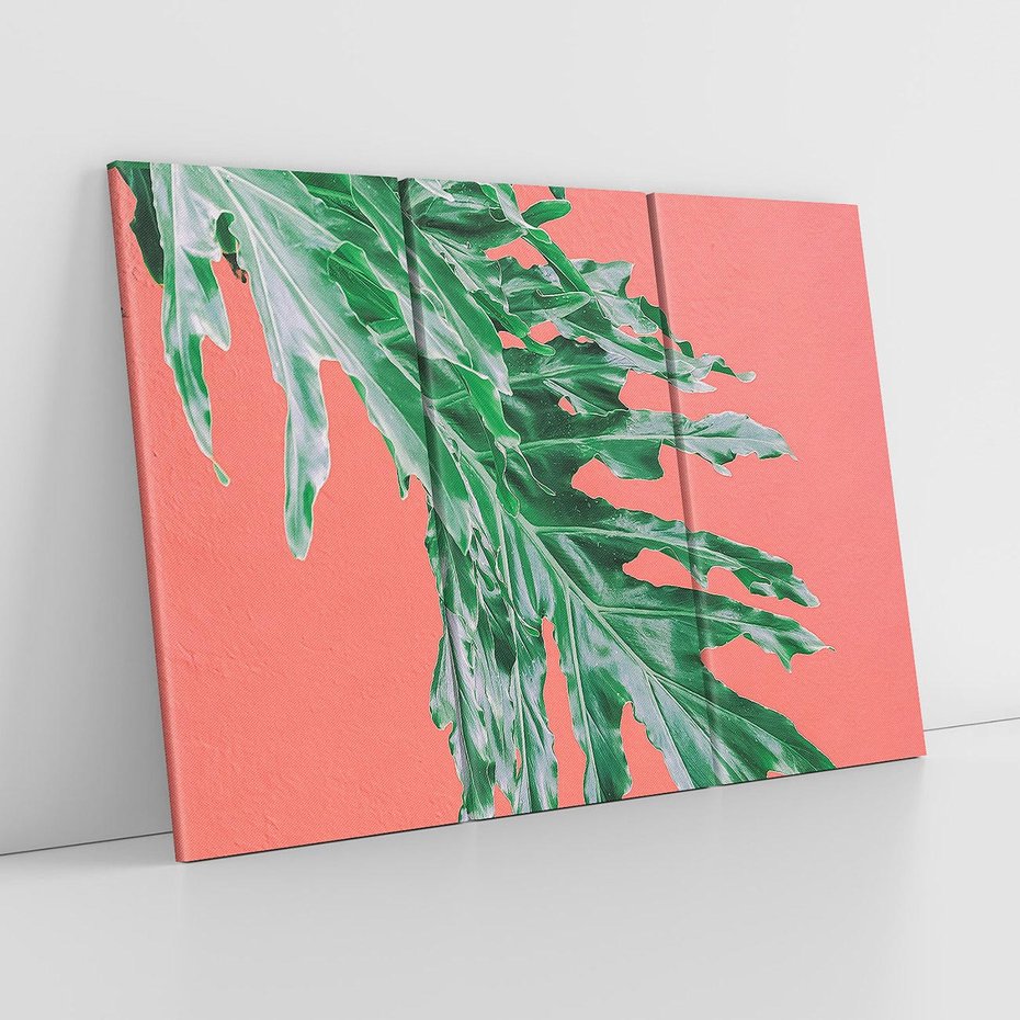 Obraz na płótnie 120x80 - Energetyczna Eksplozja Natury - liście, kolor