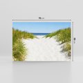 Obraz na płótnie 70x50 - Relaks nad Morskimi Wzgórzami - plaża, wydmy