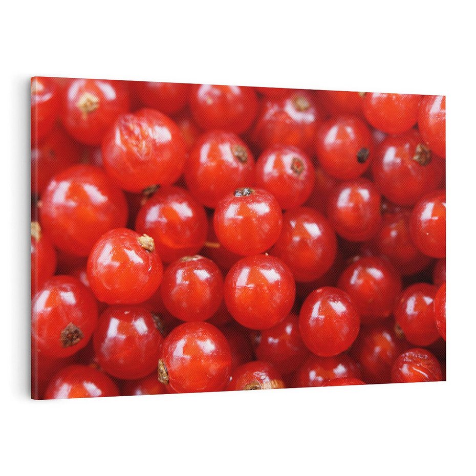 Obraz na płótnie 120x80 - Pożeczka - Czerwony Skarb - pożeczka, owoc