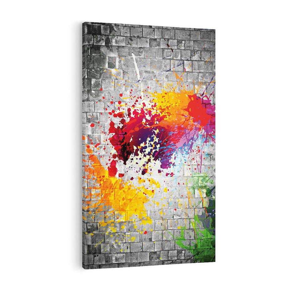 Obraz na płótnie 70x100 - Ekspresja Graffiti - farba, graffiti