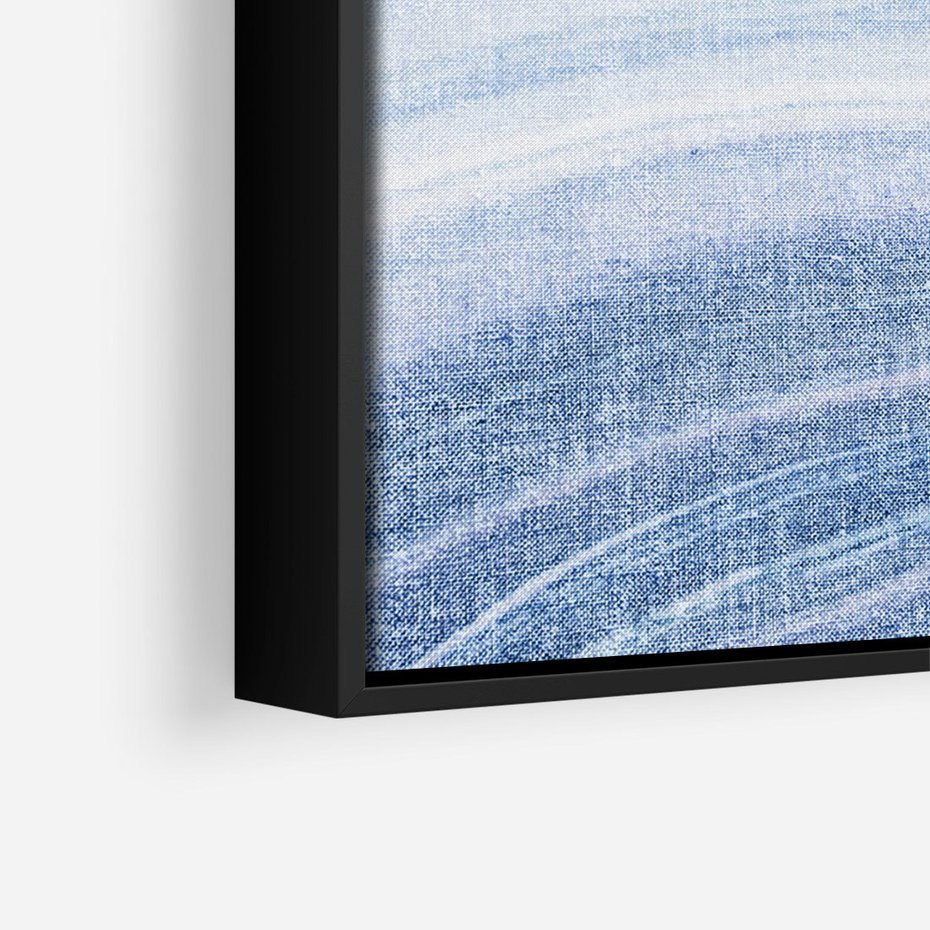 Obraz w ramie 50x70 - Abstrakcyjna akwarela - abstrakcja, akwarela - rama czarna