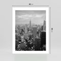 Plakat bez ramy 40x50 - Majestatyczne Wysokości - Nowy Jork, wieżowce