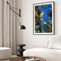 Plakat bez ramy 40x50 - Podwodne królestwo rafy koralowej - rafa, koralowa