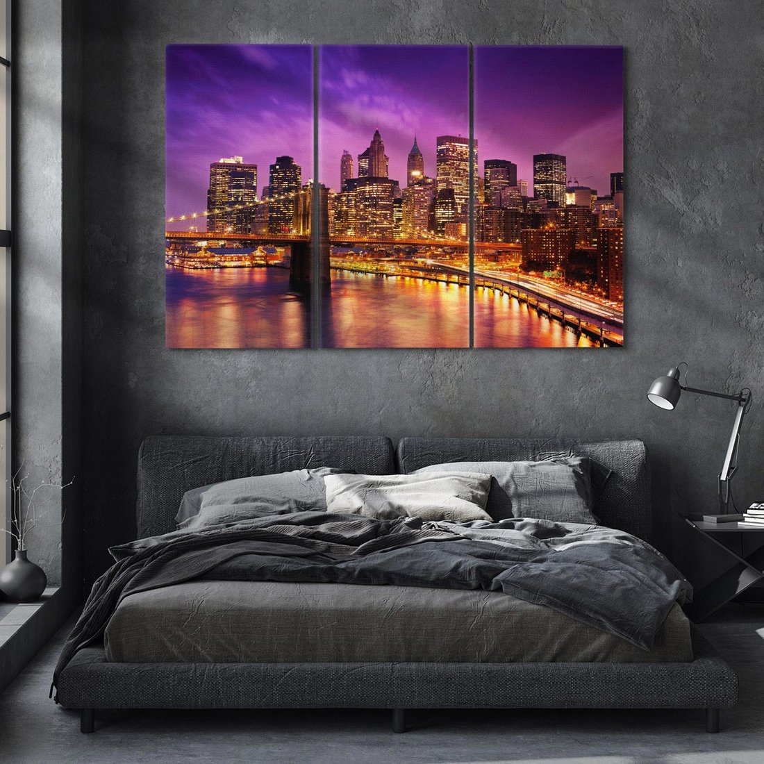 Obraz na płótnie 120x80 - Nowy Jork: miasto nieprzespanych nocy - New York, USA