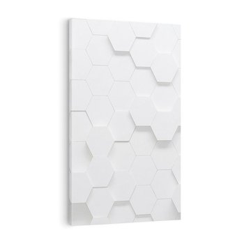 Obraz na płótnie 50x70 - Intrygujący Wymiar - geometria, 3D