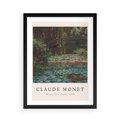 Plakat w ramie 50x70 - Sztuka i Litera - Claude Monet, reprodukcja obrazu - rama czarna