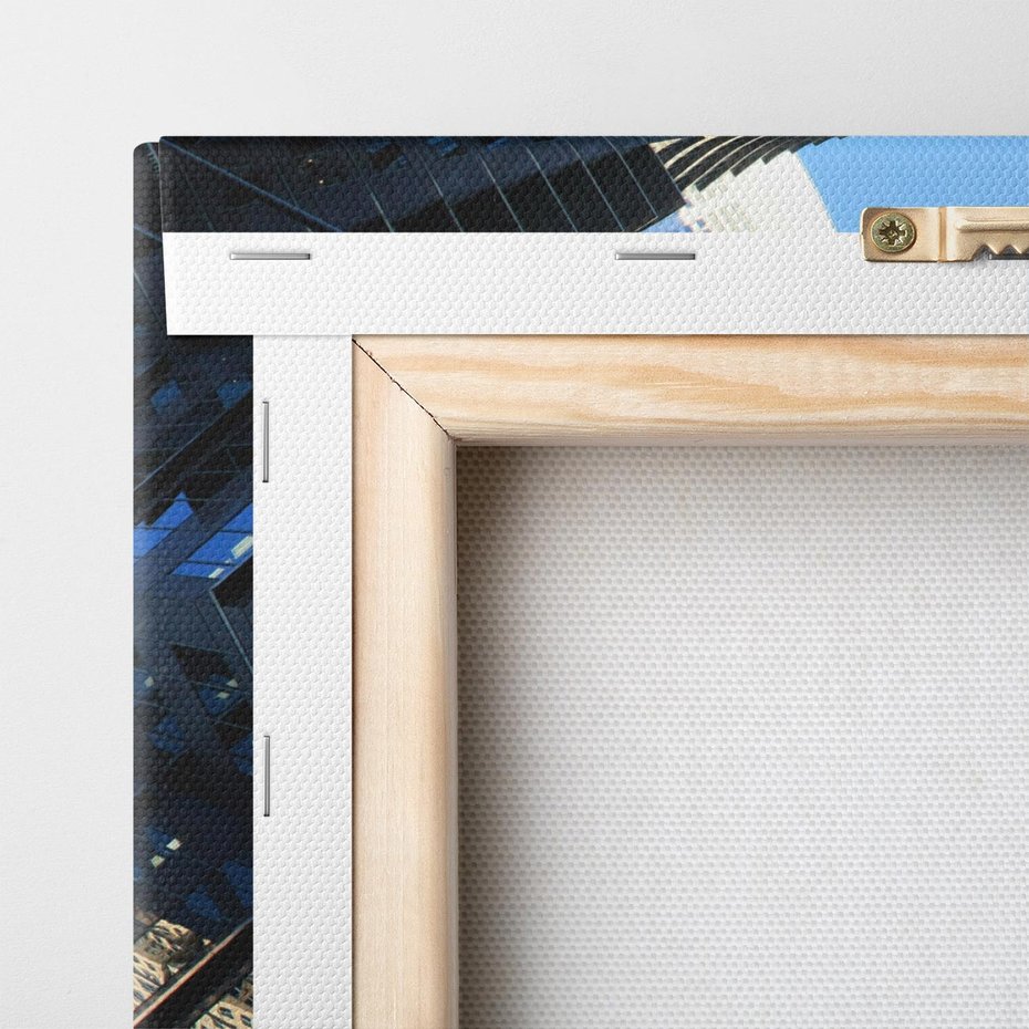 Obraz na płótnie 120x80 - Architektura wieżowców - Architektura, wieżowce