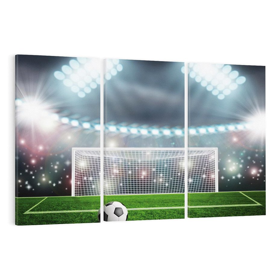 Obraz na płótnie 120x80 - Strzał do bramki - piłka, nożna