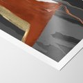 Plakat bez ramy 30x40 - Abstrakcyjna impresja - abstrakcja, nowoczesny