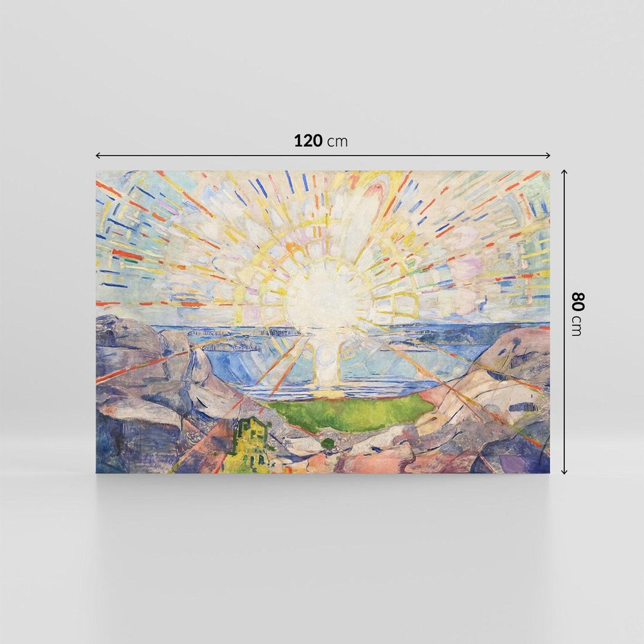 Obraz na płótnie 120x80 - "Solenintro" (1912-1913) Edvard Munch - Reprodukcja - reprodukcja, obraz na płótnie
