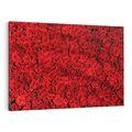 Obraz na płótnie 100x70 - Czerwona Pasja - czerwone, róże