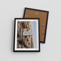 Plakat w ramie 30x40 - Magiczne Spacery - hotel, uliczka - rama czarna
