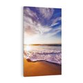 Obraz na płótnie 80x120 - Fale nad morzem - morze, plaża