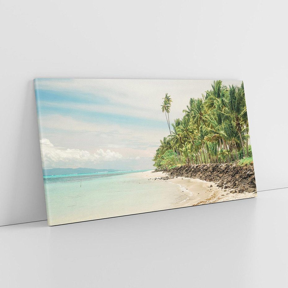 Obraz na płótnie 120x60 - Uczta Egzotycznych Marzeń - fotografia, rajska plaża