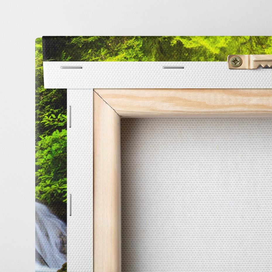 Obraz na płótnie 80x80 - Magiczne wodospady Tajlandii - Tajlandia, wodospad