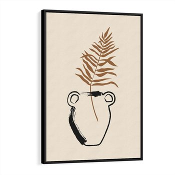 Obraz w ramie 50x70 - Wewnętrzne Opowieści - boho, nowoczesna sztuka - rama czarna