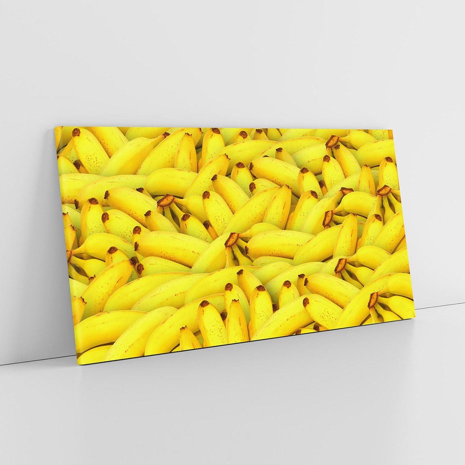 Obraz na płótnie 120x60 - Banany Owocowy Uśmiech - banany, owoce