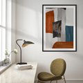 Plakat bez ramy 30x40 - Nowoczesna geometria - nowoczesny, geometryczny