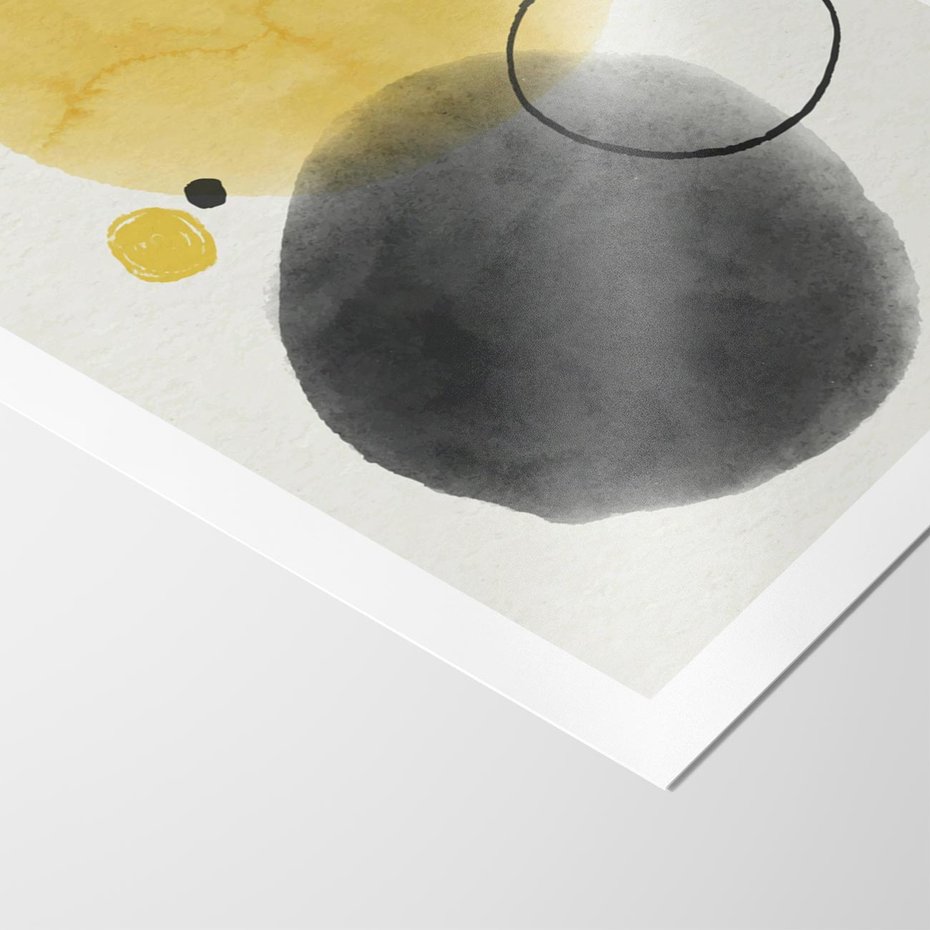 Plakat bez ramy 30x40 - Pastelowa Harmonia - abstrakcja, akwarelowe plamy