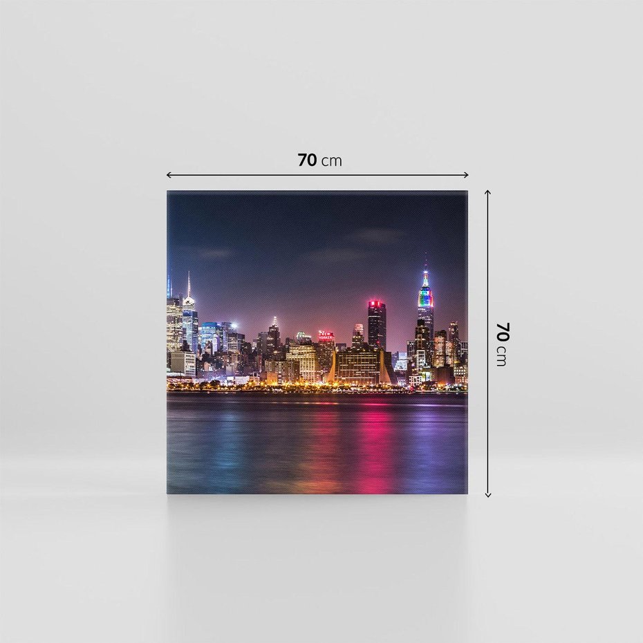 Obraz na płótnie 70x70 - Ameryka w oczach Nowego Jorku - Ameryka, USA