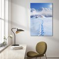 Obraz na płótnie 80x120 - Magia zimowych gór - zima, góry