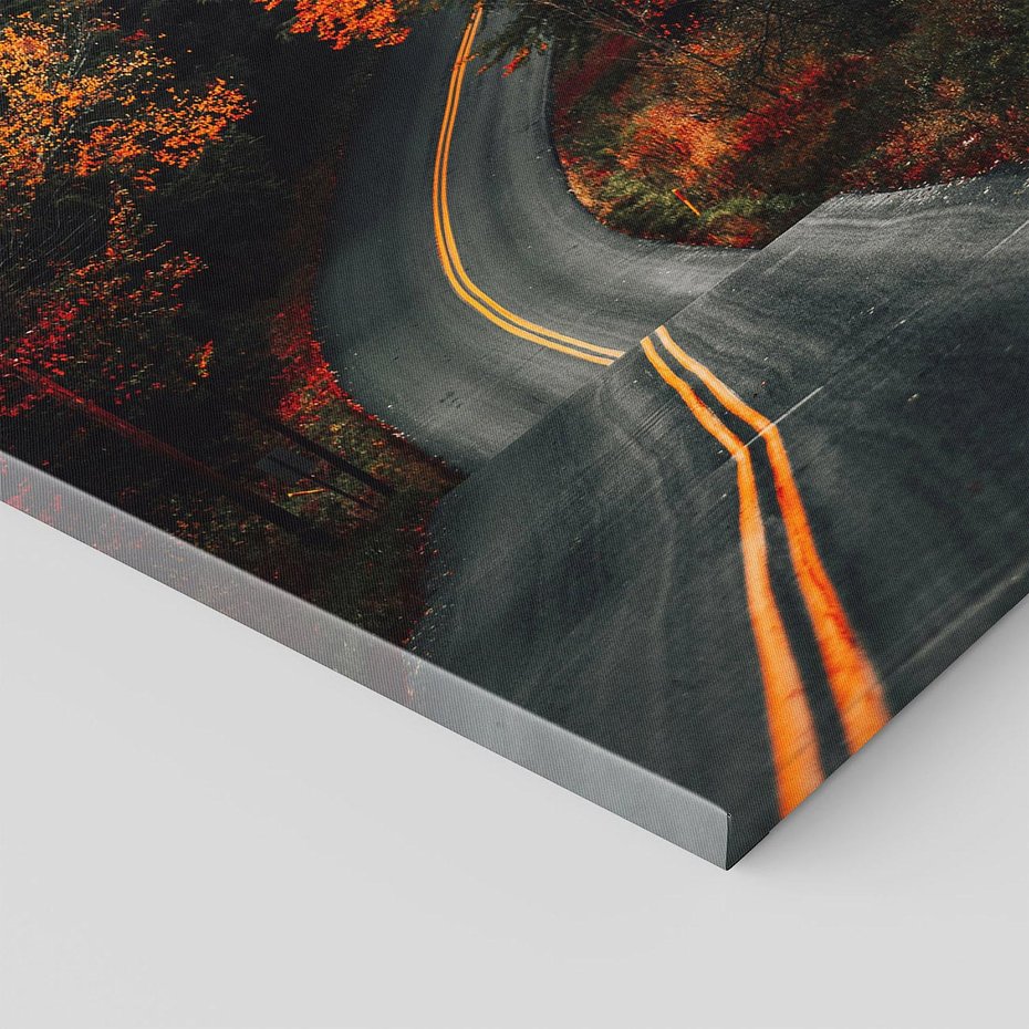 Obraz na płótnie 70x100 - Jesienne Podróżowanie - fotografia, jesień