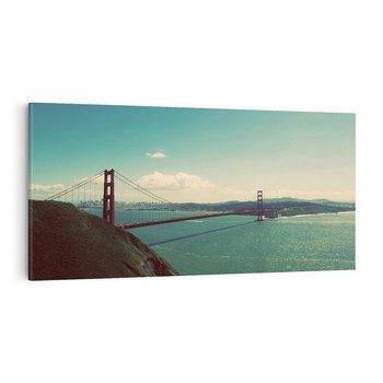 Obraz na płótnie 120x60 - Golden Gate - Most w USA - Golden Gate, USA
