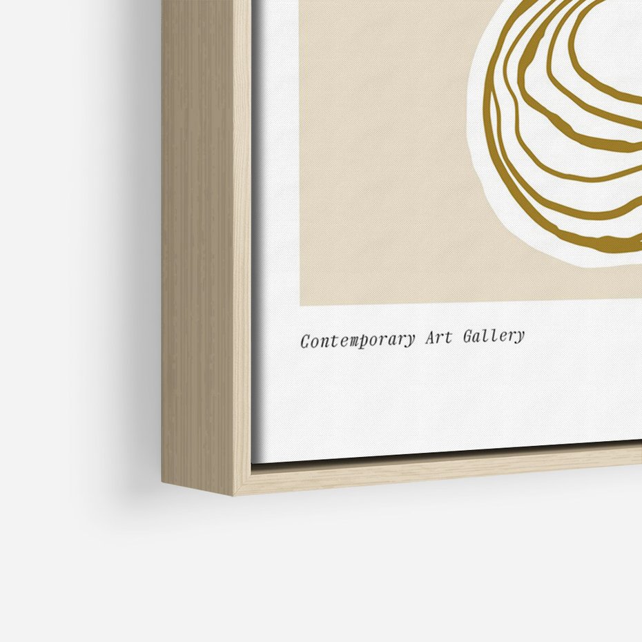 Obraz w ramie 80x120 - Migocące Anomalie - abstrakcyjne liście, kwiaty tropikalne w wazonie - rama drewno