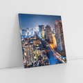 Obraz na płótnie 80x80 - Błyskawica w Azji - Tokio, Japonia
