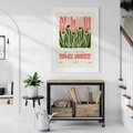 Plakat bez ramy 30x40 - Symfonia Kolorowych Kształtów - nowoczesna grafika, kwiatowa kompozycja