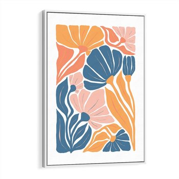 Obraz w ramie 50x70 - Migotliwe Marzenia - kwiaty, rośliny - rama biała