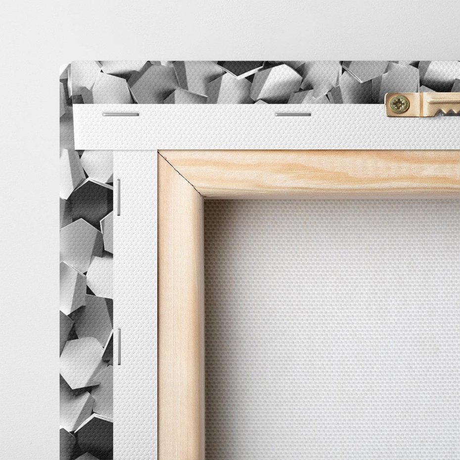 Obraz na płótnie 90x30 - Odkryj głębię sztuki - graficzne, 3D