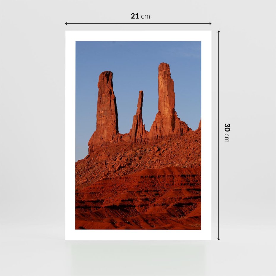 Plakat bez ramy 21x30 - Wielki Kanion - majestat pustyni - Wielki Kanion, pustynia