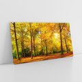 Obraz na płótnie 140x70 - Urok jesiennego lasu - las, drzewa