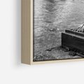 Obraz w ramie 70x100 - Pejzaż kruchości i siły - Londyn, Tamiza - rama drewno