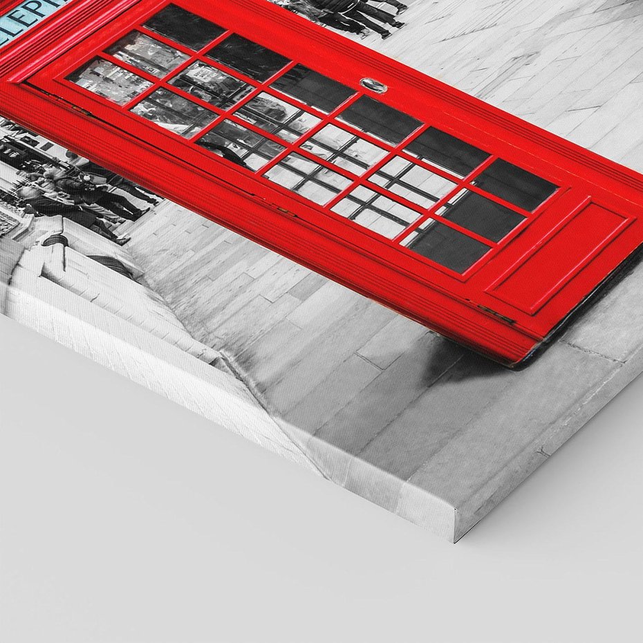 Obraz na płótnie 80x120 - Budka telefoniczna w Londynie - budka, Londyn